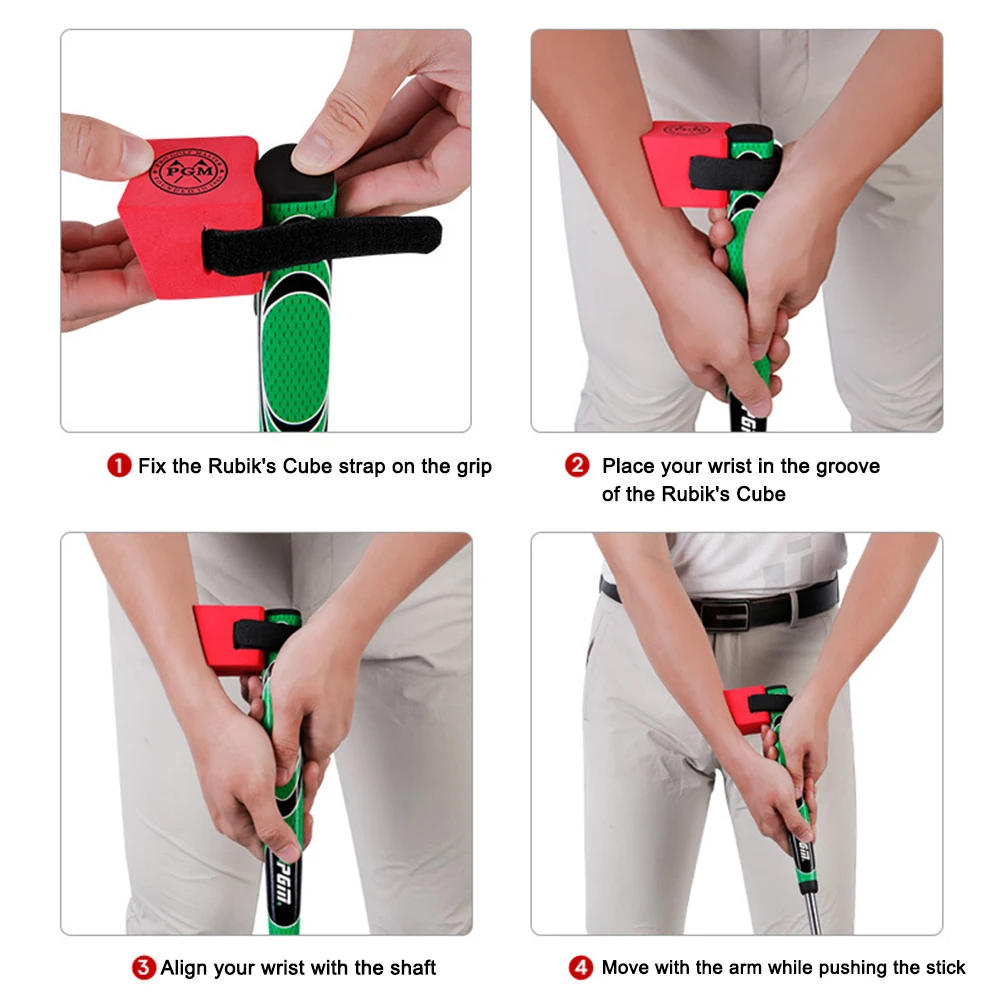 Golf Putting Trainer Assistant Stabilizing Wrist Holder Wrist Fixer Assisted Practitioner Beginners Equipment Pose Corrector