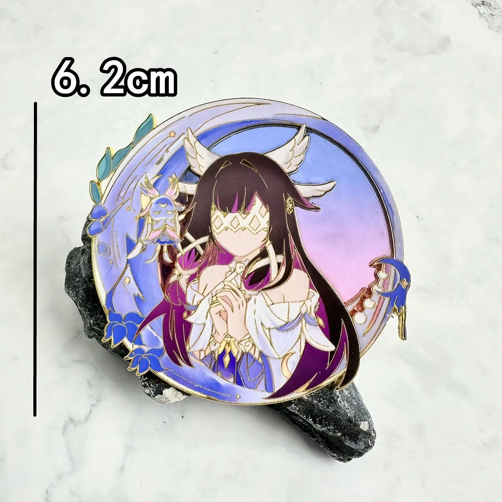 Genshin Impact Odette Spessiva Anime Cosplay Abzeichen Anastasya Feodorovna Sandrone Snezhnaya Pins Halloween-Accessoire Weihnachtsgeschenke – Detail 23