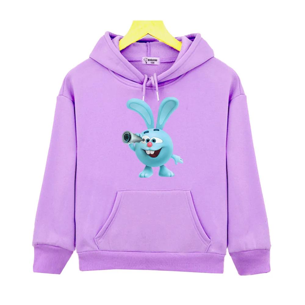 Cute Cartoon Kids Hoodie Kikoriki Cartoon Smeshariki Anime Print Sweatshirts for Boys/Girls Long Sleeve Pullovers Children Hoody