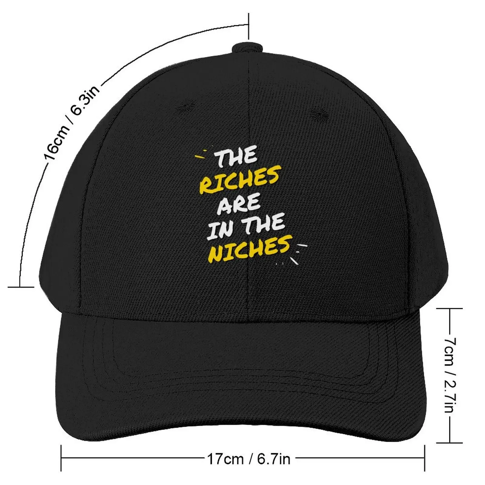 The Riches are in the Niches - Show your entrepreneur business spirt with this trending saying shirt Baseball Cap