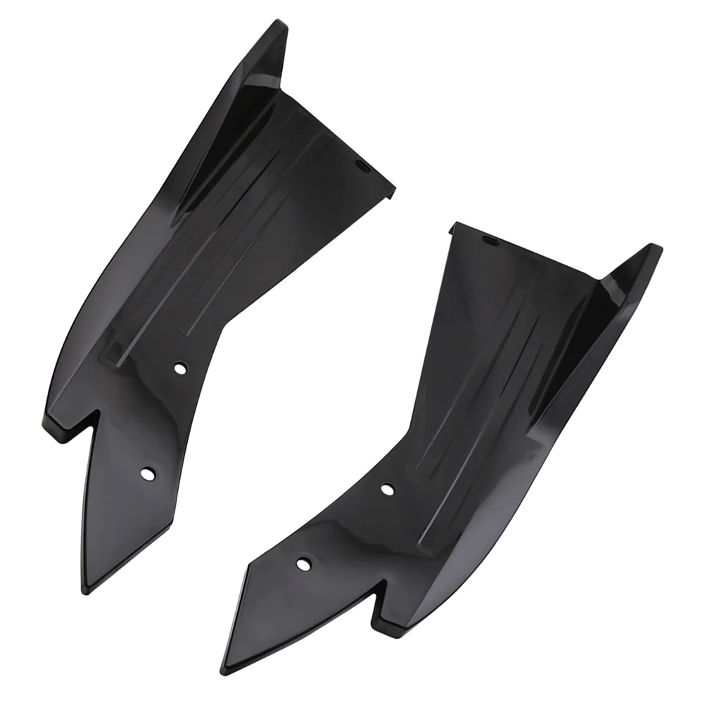 

2 Pcs Car Rear Bumper Spoiler Lip Angle Diffuser Trim Splitters Protector ABS Easy Install Mounting Screws