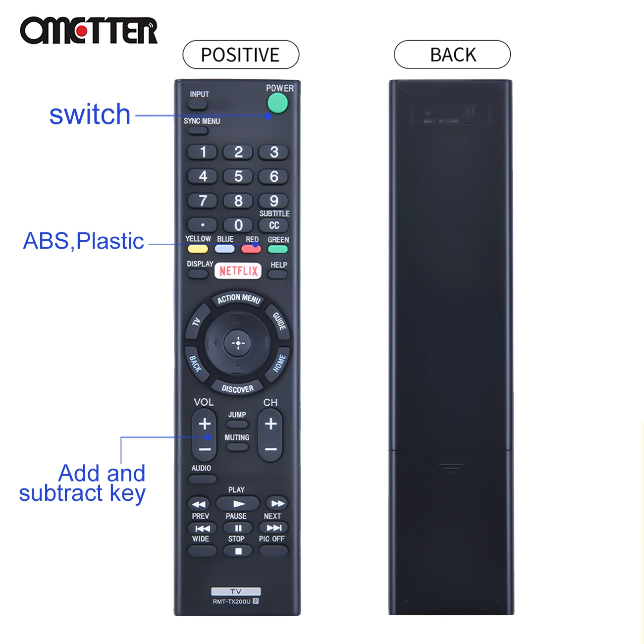 RMT-TX200Uソニーリモコン4 18k hdr hdテレビRMF-TX200E RMF-TX200P RMF-TX200B RMF-TX201U XBR-55X700D XBR-49X700Dコントローラ