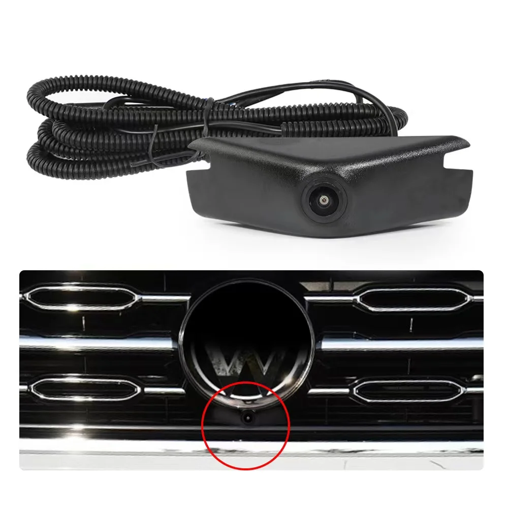 Car Front View OEM Camera HD Fisheye Night Vision Camera for VW 2019 TAYRON (Grille version) Parking Monitoring System