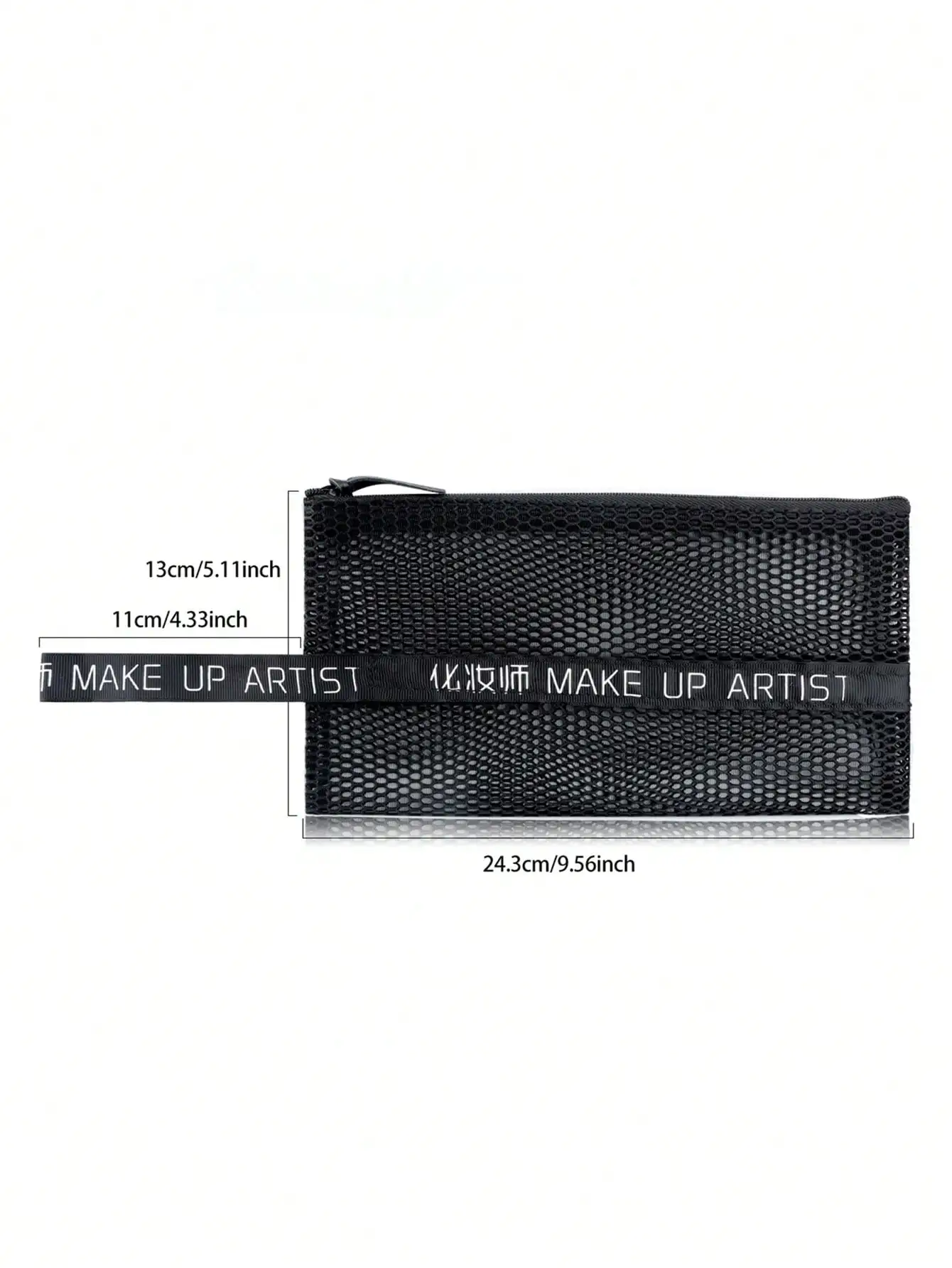 1 Pcs Mesh Makeup Bag Zipper C - Travel Accessories Organizer Bag ulasan dan harga