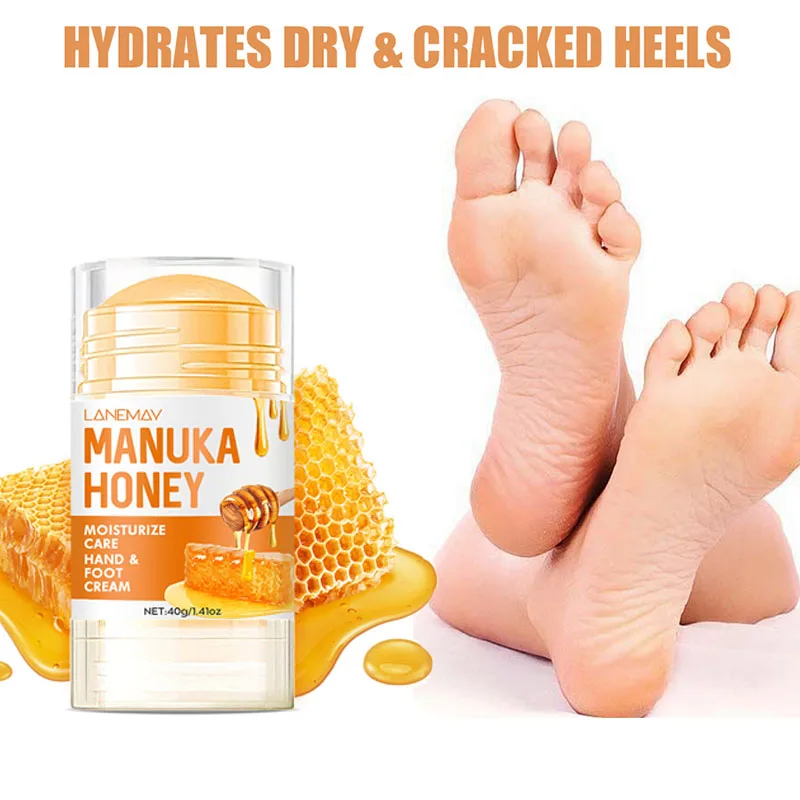 

Honey Foot Cream Cracking Anti-Dry Cracking Peeling Moisturizing Repair Rough Foot Care Skincare