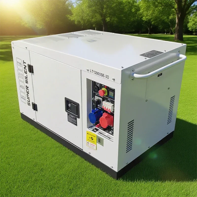 CNMC Generator 220V 50HZ Single Phase 10KW and ATS Electric Generator for Home Use