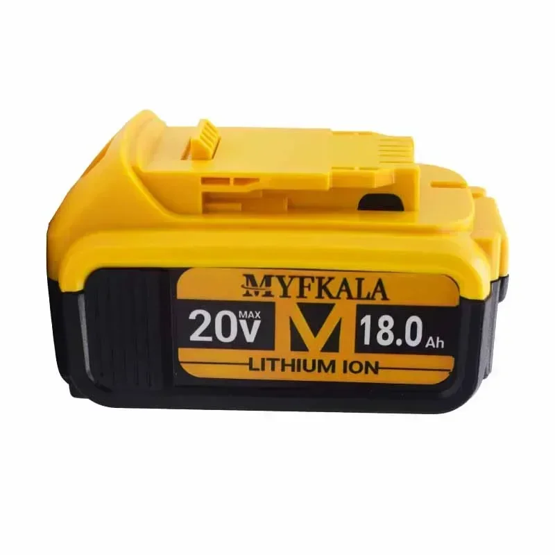 New 100% Original 18000mAh 20V for Dewalt Power Tool Battery DCB206 20V 18.0Ah Battery DCB206 20V Battery DCB205 DCB204-2