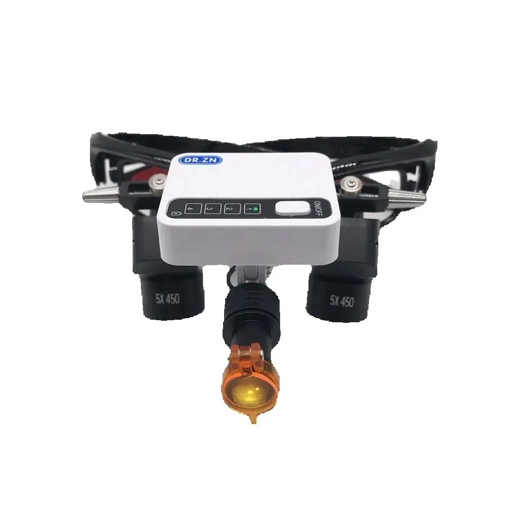 

Dental Loupe Ergo Conversion Lens 5X Magnification with 5W Wireless Clip-on Square Magnetic Headlight & 2 Battery