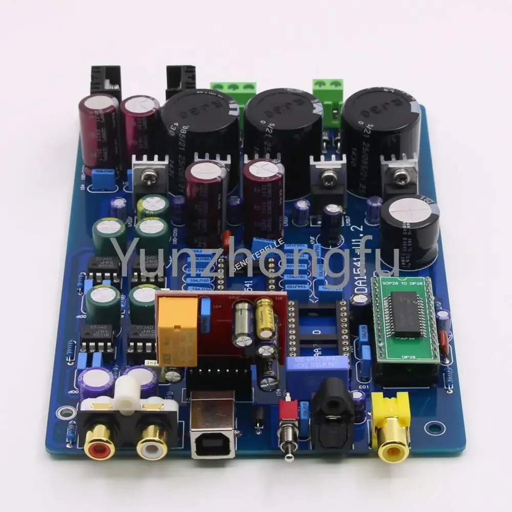 Board (including USB, without 1541 IC) CS8412 + NE5534 TDA1541 optical fiber coaxial decode