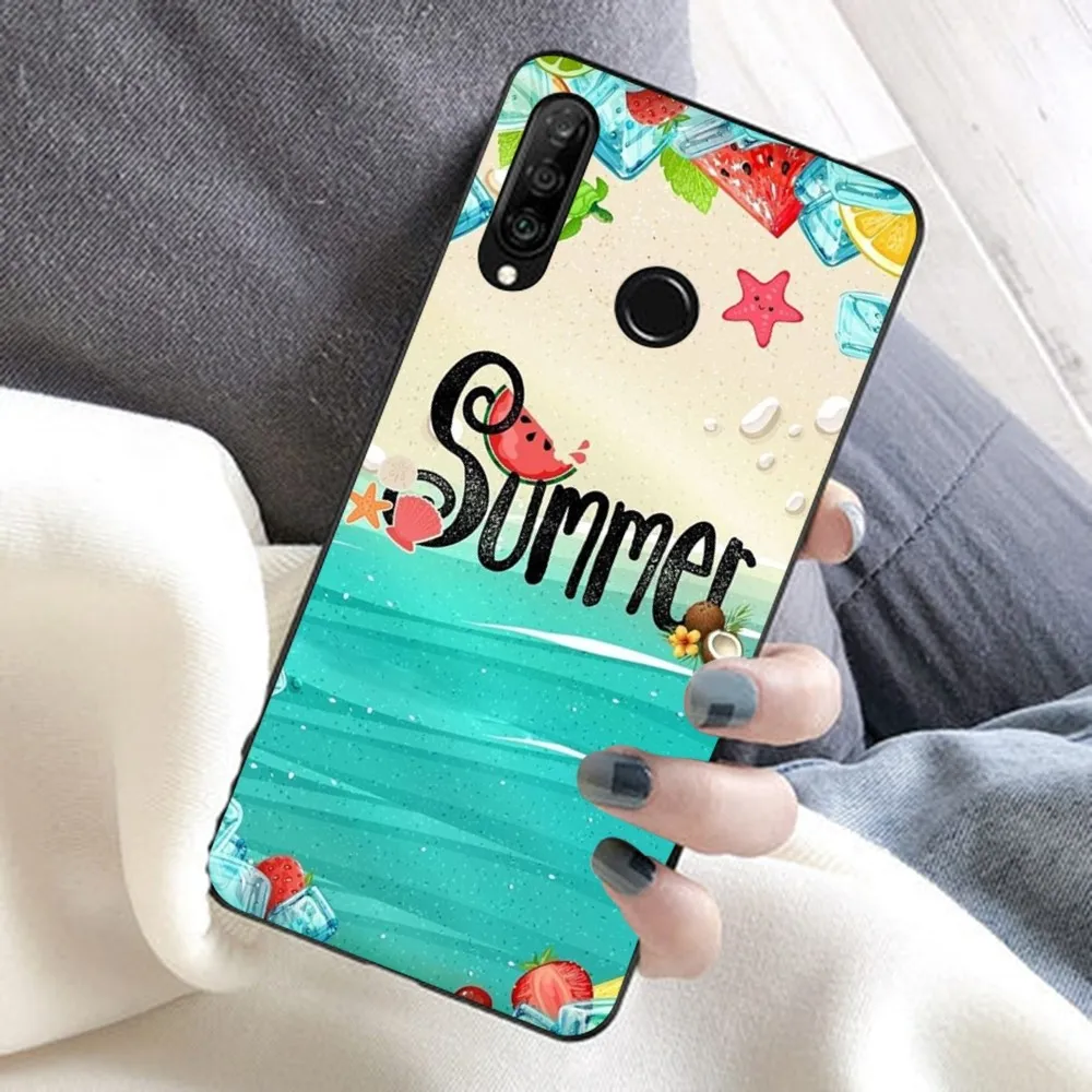 Summer Cartoon Watermelon Phone Case For Huawei Honor 10 lite 9 20 7A 9X 30 50 60 70 pro plus Soft Silicone Cover