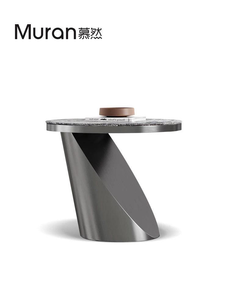 

YY Light Luxury Corner Table Minimalist Stone Plate Size Combined Tea Table Small Apartment