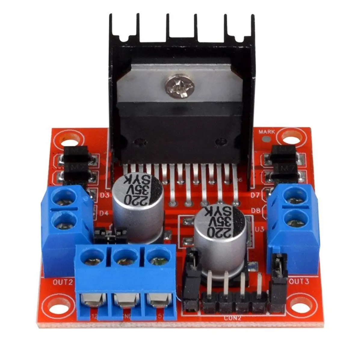 10Pcs L298N Motor Driver Controller Board DC Stepper Motor Robot Breadboard Peltier High Power Dual H-Bridge Controller