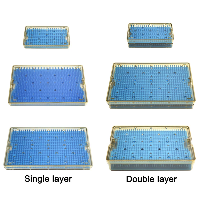 

GREATLH PPSU пластиковый стерилизационный контейнер, одинарный/двухслойный автоклавируемый стерилизационный ящик, стерилизационный ящик, инструмент для удержания