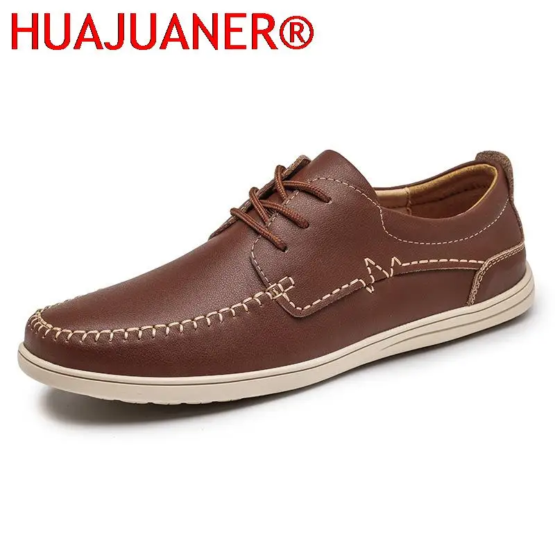 

Fashion Shoes Men Handmade Soft Genuine Leather Shoes Outdoor Waterproof Anti Slip Casual Mens Slip-on Shoes Men