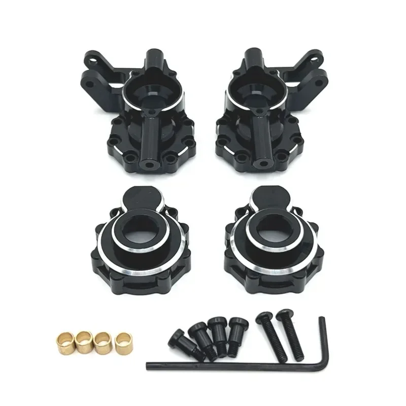 WLtoys 104006 104010 104020 104026   Gli accessori per auto telecomandati aggiornano la tazza dello sterzo dell'asse anteriore