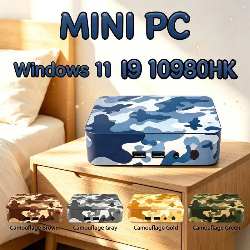 

Fulgent Scintis Micro PC Intel Core I9 10980HK Windows 11 Tiny Valise Workstation 16GB RAM 1/2TB SSD WIFI6 BT5.2 4K