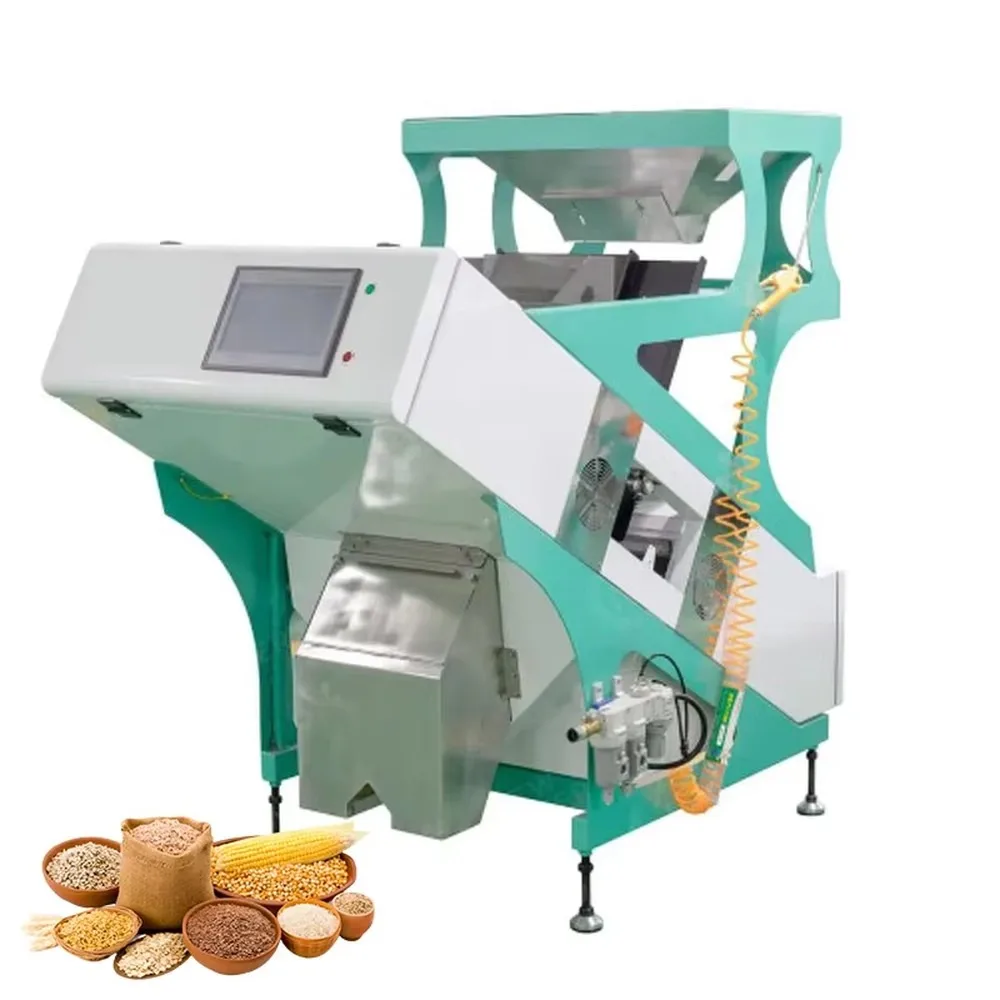 Sea Salt Coffee Rice Cumin Seed Peanut Color Puzzle Sorter Optical Grain Bean Selecting Sorting Machine