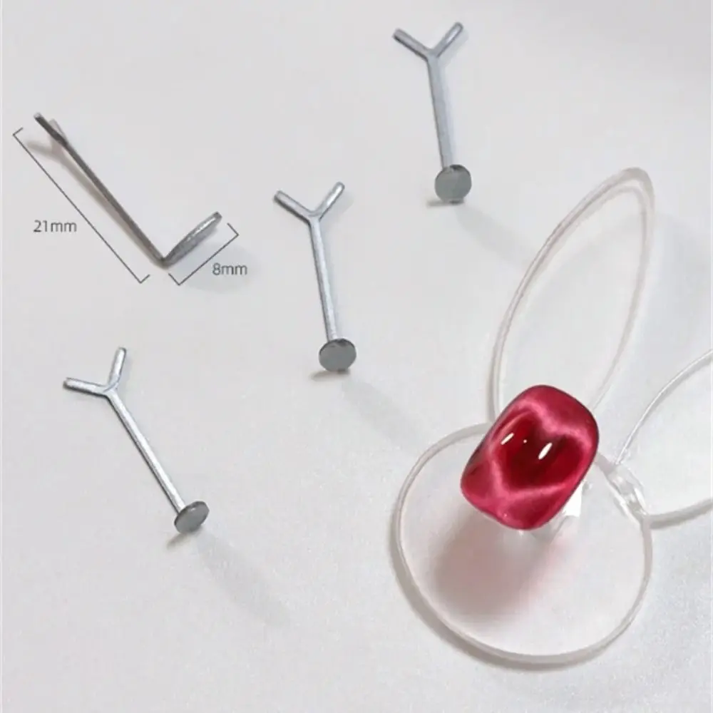 

3pcs Magnetism Heart Shaped Cat Eye Magnet Portable Y-Shaped Y-Shape Clip Nail Magnet Strong Magnetic DIY Nail Art Tool Set