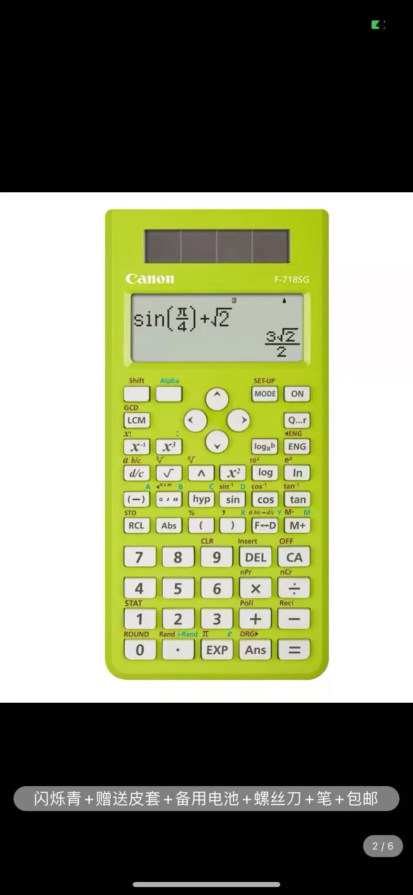 Multi-Functionele Science Calculator Kleur Student Onderzoek Elektronische Commerce Accounting Leuke Calculator
