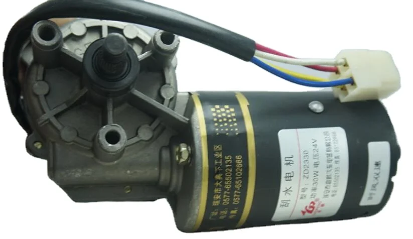 12V 24V DC 기어 웜 모터 와이퍼 모터