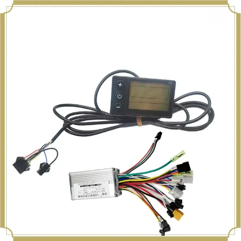 

20A Brushless Motor Controller 24V/36V/48V 250W/350W & S866 LCD Display for Electric Bicycle Scooter