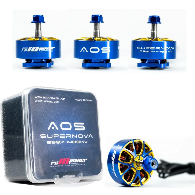 RCinpower AOS 2807 محرك بدون فرشاة 7 بوصة 4-6s قوة عالية وثبات عالي مناسب لطائرات السباق الطائرة الفاخرة FPV #6