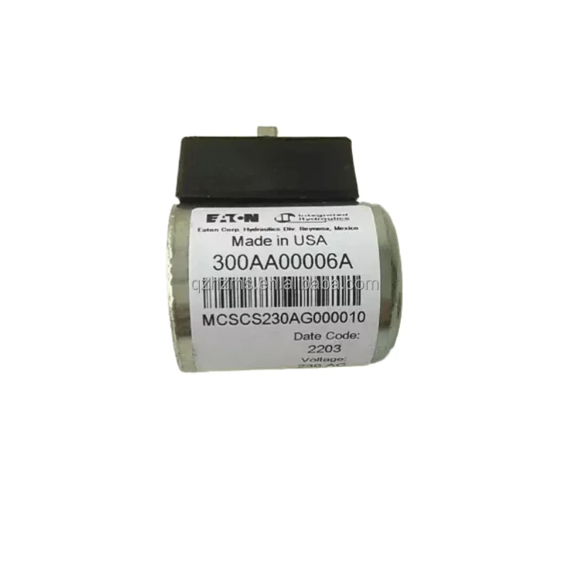 S-Type Wet Pin Solenoid Coil 24VDC 12W IP67 Replace Vickers 300AA Series Hydraulic Coil