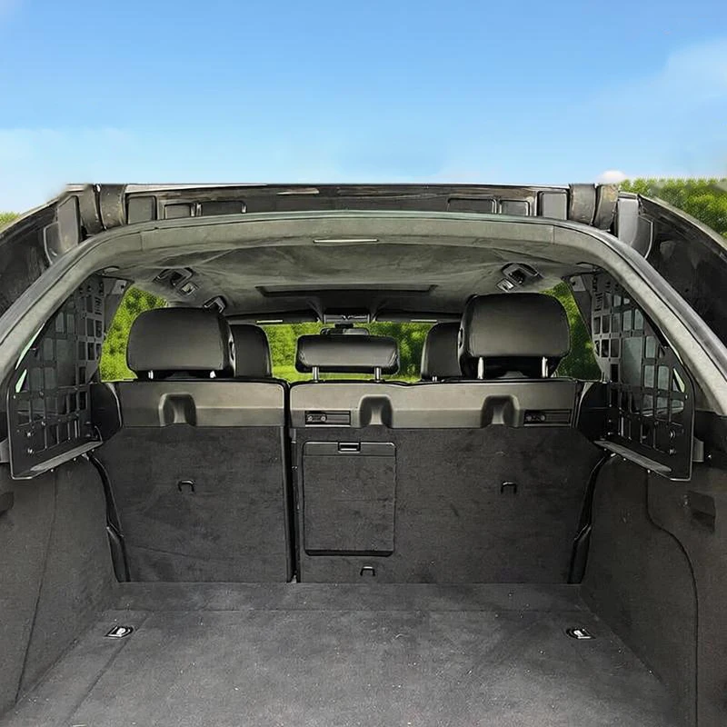 For Porsche Cayenne 957 2003-2010 Rear Boot Trunk Side Window Cargo Rack Storage Organizer Hanging Board Molle Panel view 3