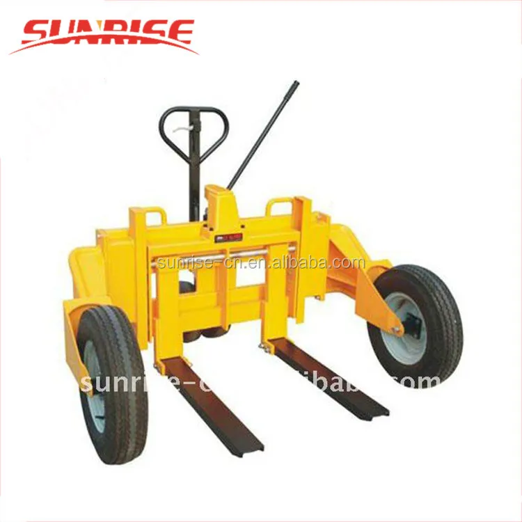 

1 Ton Rough Terrain Hydraulic Hand Pallet Jack Truck for Professional Industrial Construction Material Handling Work Tool