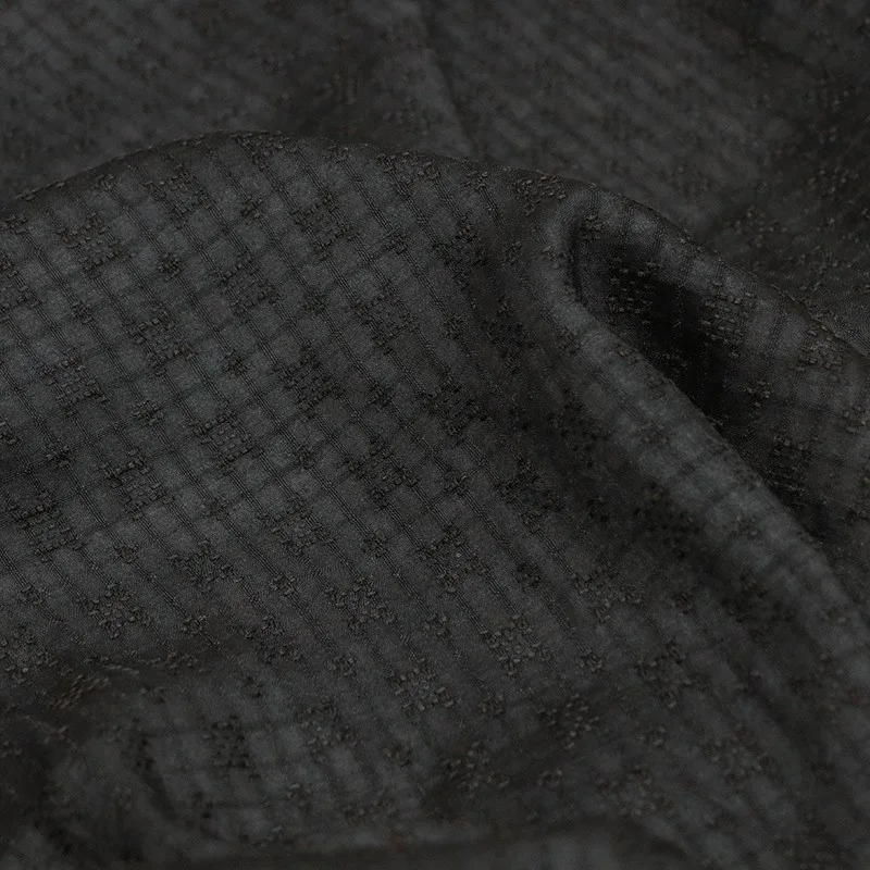 

Natural tussah silk fabric Shunde old material ramia cultural heritage simple and ancient designer clothing