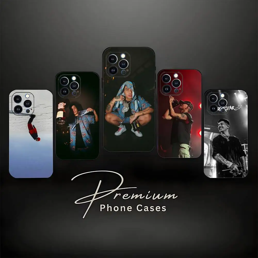 

Rapper AMERI D-DUKI Phone Case For iPhone 17,16,15,14,13,12,11 ,Pro Max,XS,X,XR,SE,Mini,8,7,Soft Silicone Black Cover