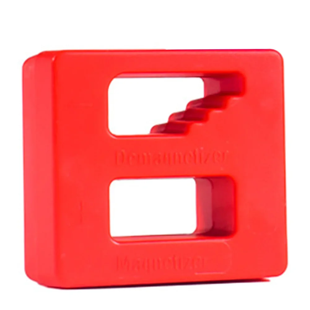 Magnetizer Demagnetizer Accessories Change Magnetism Tool Plastic Portable.lightweight Red 1PC 2 In 1 53*50*29mm