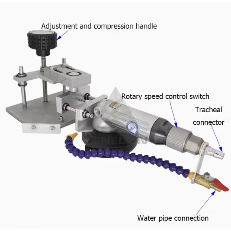 

Пневматическая портативная машина для кромки стекла Ручной портативный инструмент для кромки Прямая линия и машина для кромки стекла