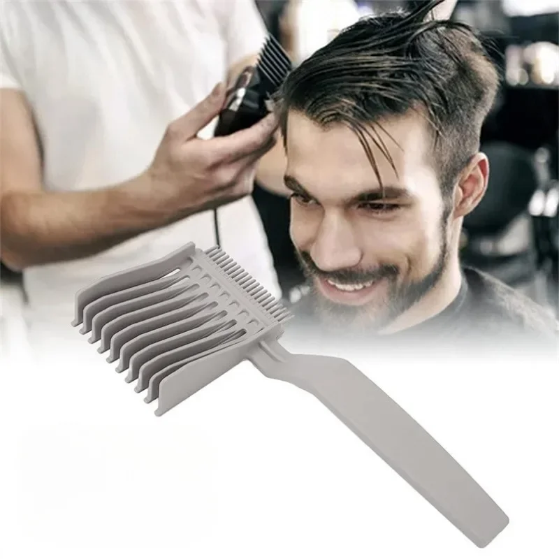 Peine de peinado para hombres, herramientas de peinado, peine de guía superior plana, cortadora de corte de pelo antiestática, herramienta de corte de pelo profesional, nuevo