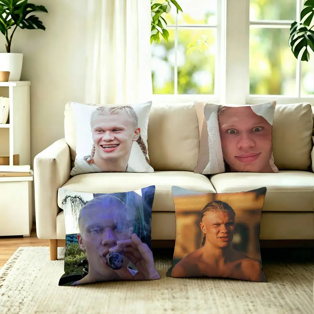 

Footall The Haaland Ogre Pillow Case Square Double-Sided Sofa Cushion Cover Bedroom Bedside Pillow