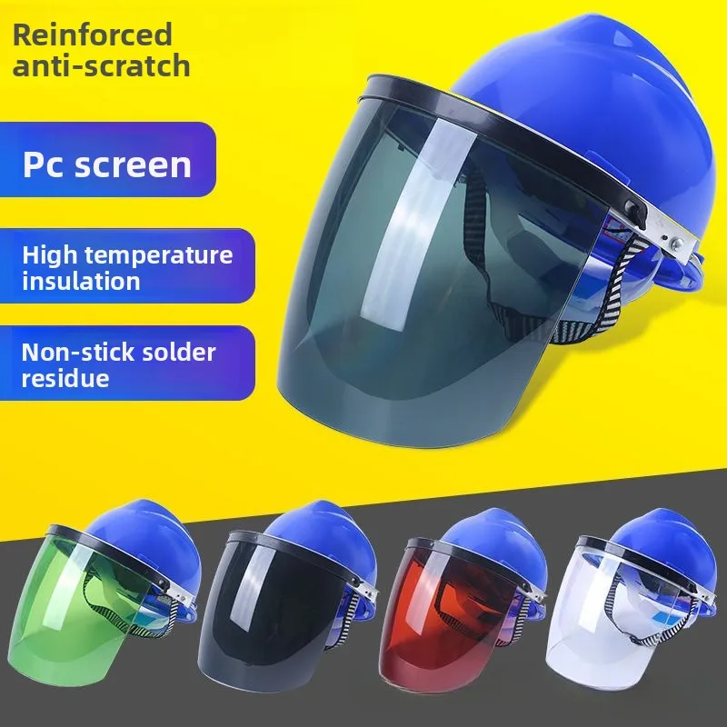 

Portable Transparent Protective Welder Face Cover Welding Helmet Auto Darkening Anti Splash Safety Shield Visor