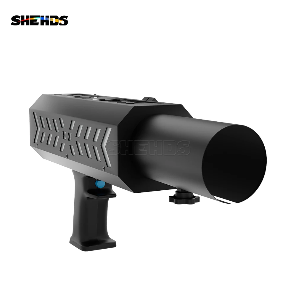 

SHEHDS Rechargeable Single Hole Confetti Cannon 1 Head Electronic gun With LED Lighting Effects For DJ Disco Stage Wedding Party