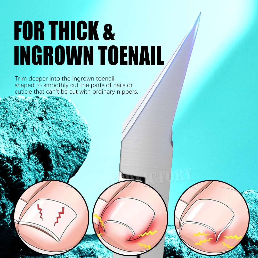 1Pc Eingewachsene Nagel Clipper Paronychie Eingewachsene Nagel Schere Hohe Qualität Häutchen Maniküre Werkzeug Professionelle Maniküre Pediküre Werkzeuge