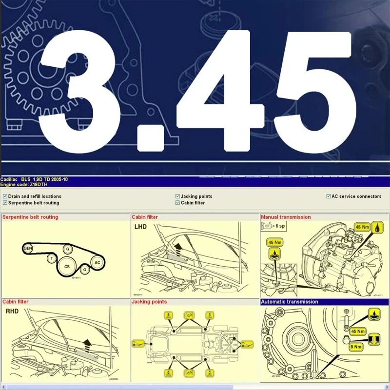 Auto Data 3.45 Newest Car Tool Software Updated Version 2014 - Diagnostic And Service Information System for Vehicles