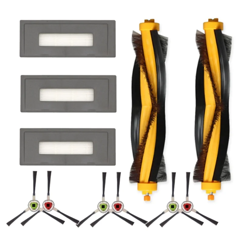 BISM1 Filter Hepa Sikat Utama Sikat Samping untuk Suku Cadang Pengganti Pembersih Robot Vakum Ecovacs Deepot OZMO 930 DG36