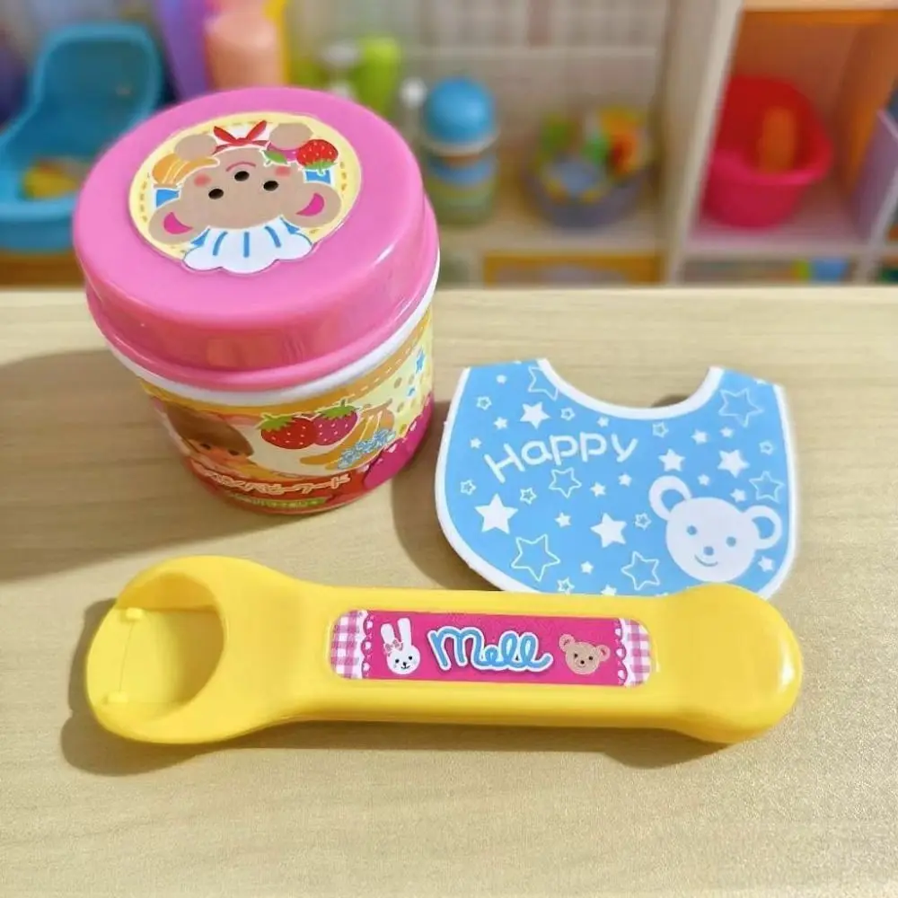 محاكاة بودنغ تغذية مجموعة الوردي هلام التعليم المبكر الفراولة بودنغ لعبة الغذاء تغذية التظاهر اللعب اللعب منزل اللعب