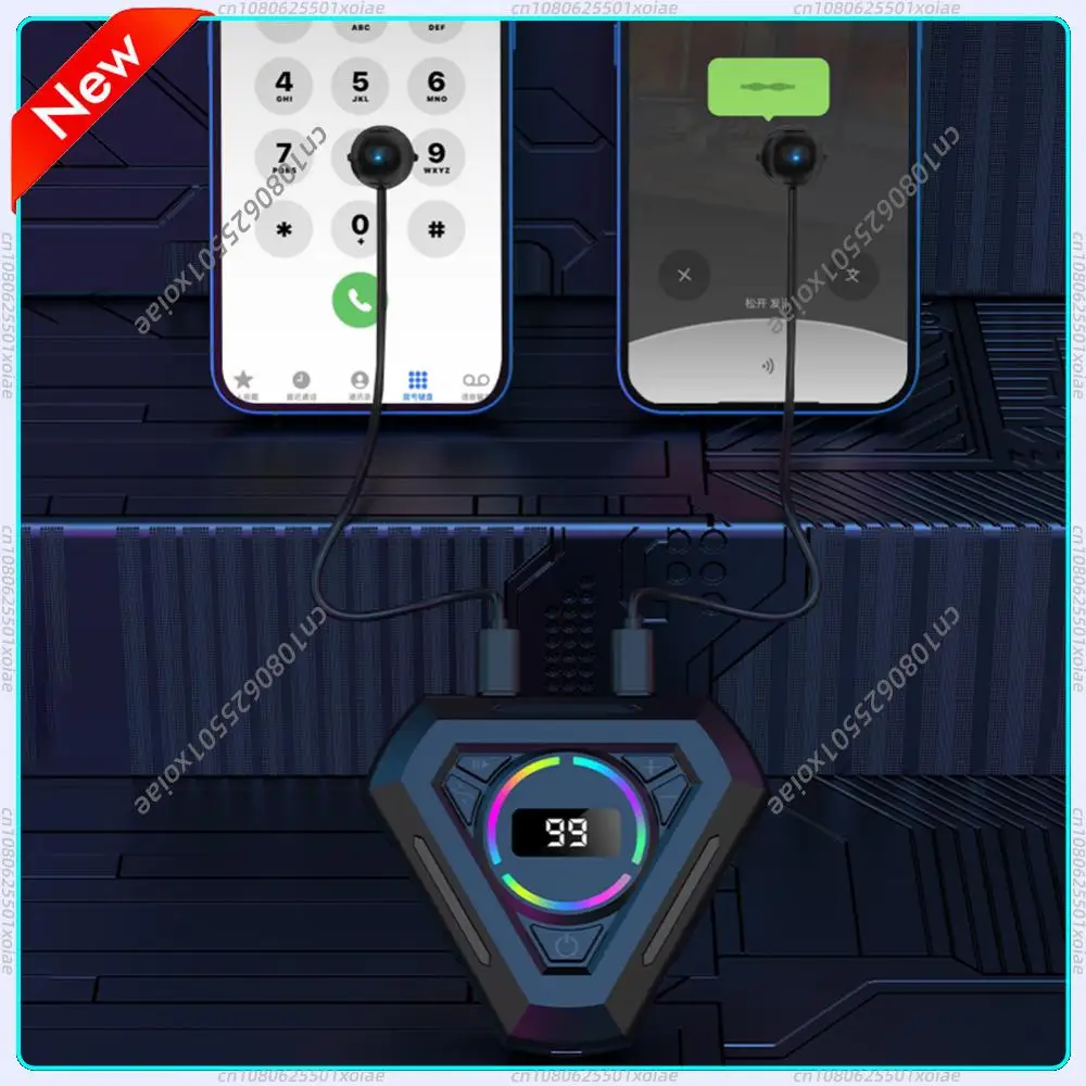 

Mobile Phone Screen Auto Clicker Silent Automatic Tapper with Digital Display & RGB Light for Games Live Broadcasts Likes Reward