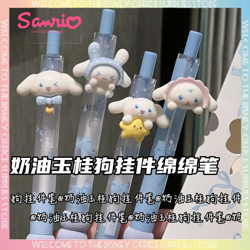 Blue Cartoon Cinnamoroll Pendant 0.5mm Black Brush Questions Gel Pen Answer Pen Student School Supplies Wholesale.