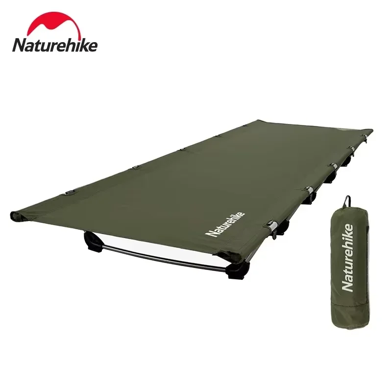 Naturehike-cama plegable Xjc05, cama compacta ultraligera para acampada, pesca, playa, viaje, cunas para dormir al aire libre, cuna portátil para