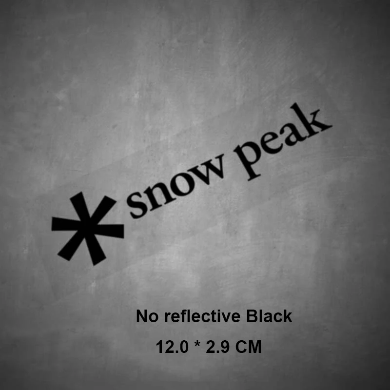 Reflective Stickers for Car Stroage Box White Black Engraved Stickers Camping Outdoor Brand PET Decals Snowboard Motor Sticker