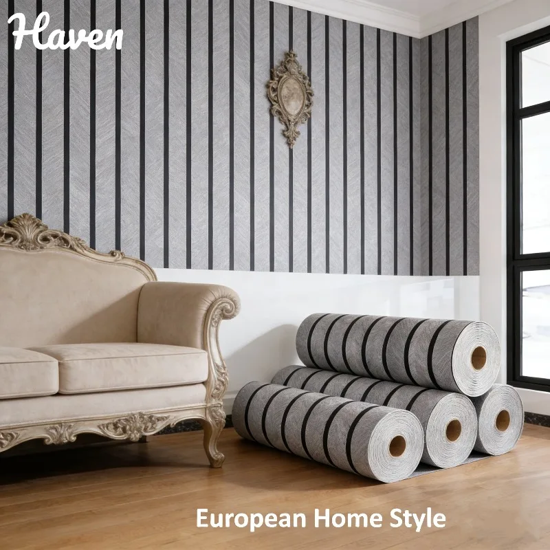 

European Style Decoration Foam Wall Panels Self-sticky Wood Grain Wallpaper Shockproof Soundproof for Home Office Living Room