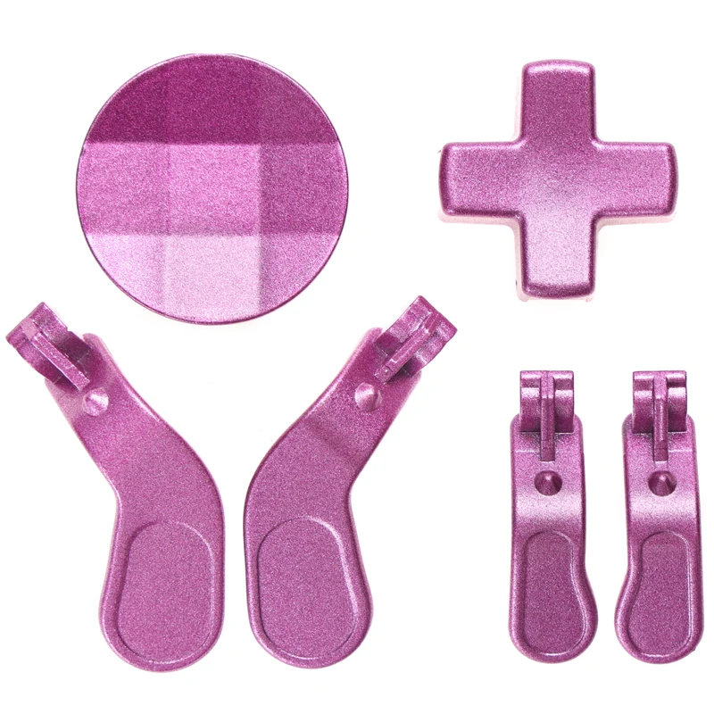 6 in1 المعادن D-وسادة الزناد المجاذيف استبدال Thumbstick ل Xbox One النخبة تحكم سلسلة 2 أجزاء طقم تصليح الملحقات