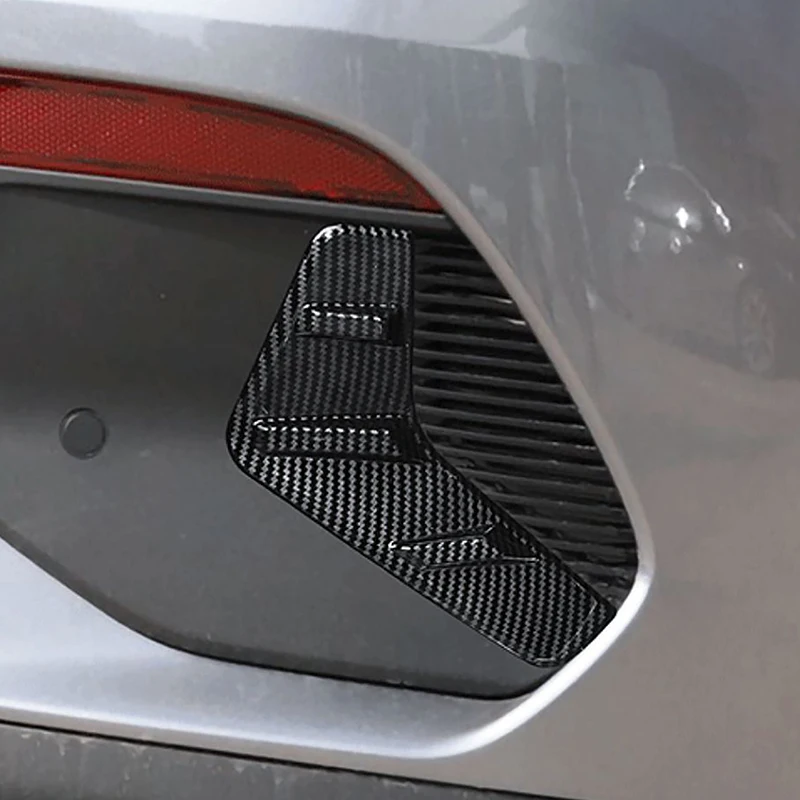 

Стайлинг автомобиля, задний противотуманный фонарь, декоративная панель для бровей, накладка для BYD Yuan PLUS 2022, цвет углеродного волокна, внешние аксессуары