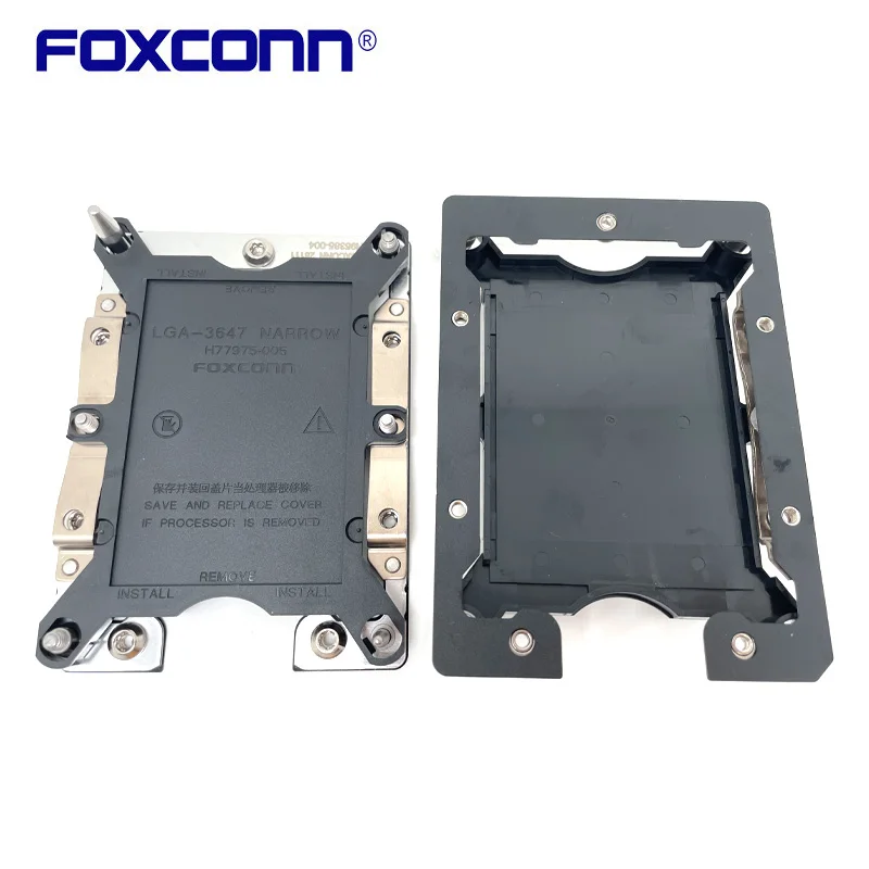 

original New Foxconn LGA3647 LGA 3647 CPU Socket Block Protect Holder Housing stents support for LGA-3647 Narrow