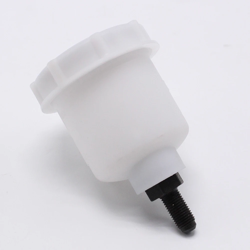 Replacement Car Brake and Clutch Liquids Reservoir ABS with 7/16 Male Threaded Outlet and 60mm Diameter for Automotive Use